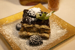 Tiramisu at Luca Italian Restaurant in Everett, WA