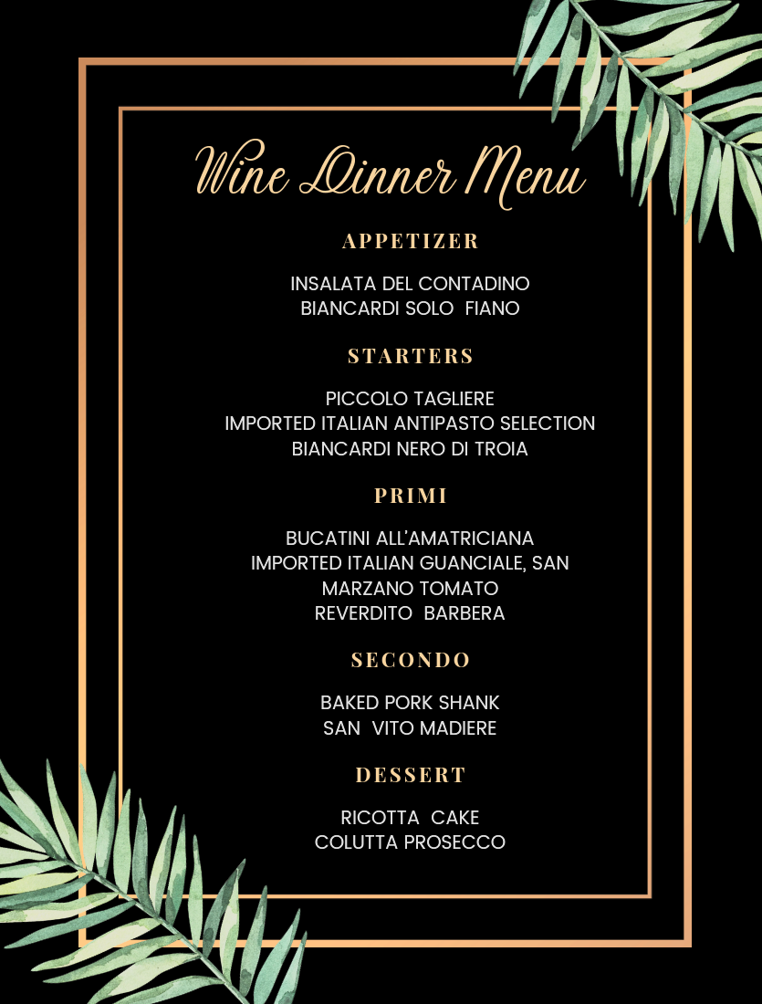 Wednesday April 16, 2025, 5:30 PM Luca Italian Restaurant 1712 Hewitt Ave, Everett, WA 98201 RSVP @ (425) 789-1279. Luca and L&G distributors invites you to enjoy an evening of fine food and imported wines from Italy. Special guest speaker: Fulvio Longo $110.00 per guest